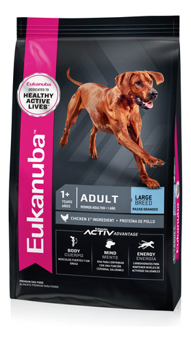 Alimento Perro Eukanuba Adulto Raza Grande 3 Kg + Promo!