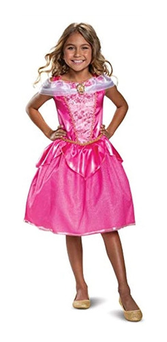 Disfraz Princesa Niña Aurora Classic Disney Vestido+camafeo