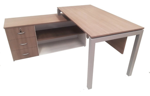 Puesto De Trabajo En L Con Credenza 1,60 X 1,60