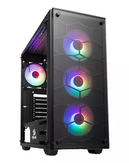 GABINETE GAMER REDRAGON WHEELJACK GC606 RGB CON FUENTE 600W