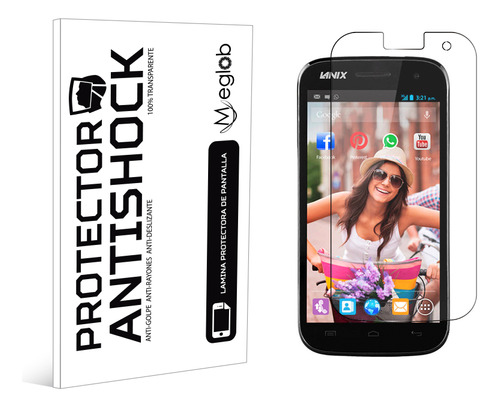 Protector Mica Pantalla Para Lanix Ilium S600