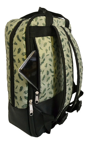 Imagen 7 de 10 de Equipo De Mate Premium Mochila Termo De Acero Green