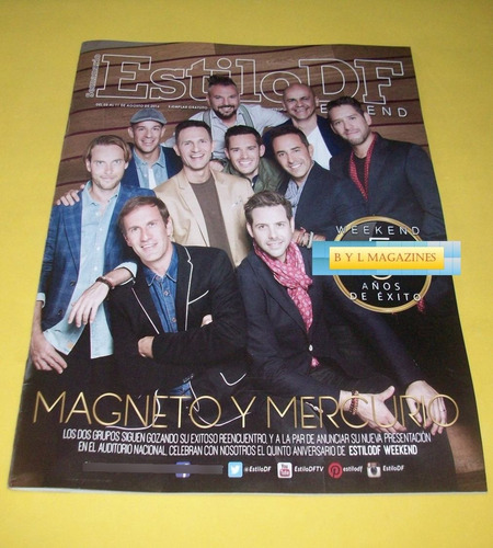 Magneto Mercurio Revista Estilo Df 2016 De Coleccion