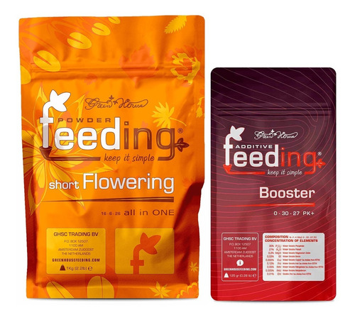 Fertilizante Powder Feeding Short 1kg Pk Booster 125grs