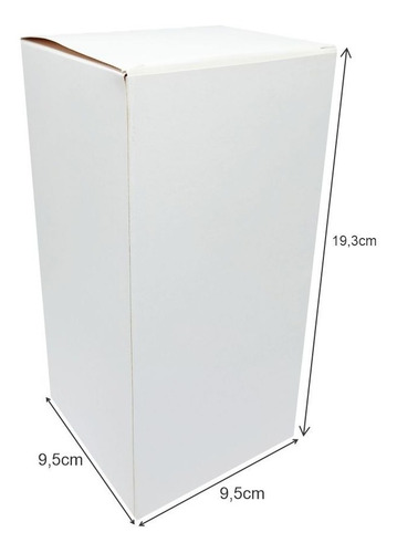 Imagen 3 de 6 de Caja Para Vaso Vas1 X 50u Packaging Blanco Madera