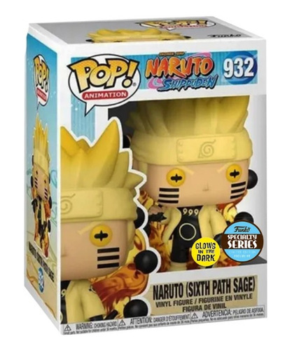 Funko Naruto Six Path Sage Glow #932 Specialty Series Nuevo
