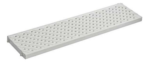 Grelha Piso Pedestre Pvc Resistente 13x50cm Cinza Tigre