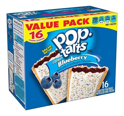 Pop-tarts Tostadora De Arándanos Esmerilados (paqu.