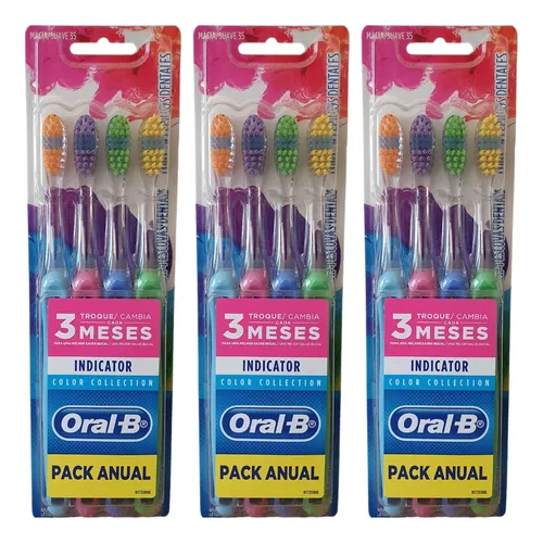 Cepillo Dental Oral-B Indicator Colors Pack Familiar