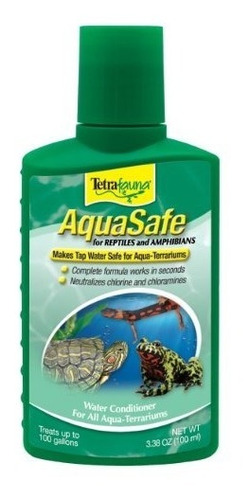 Tetrafauna Aquasafe Reptile Y Amphibian Acondicionador De Ag