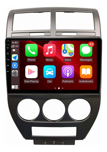 Android 12 Radio Estéreo Para Automóvil Para Jeep Compass Pa