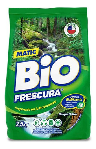 Bio Frescura Detergente Matic En Polvo 2,5 Kg