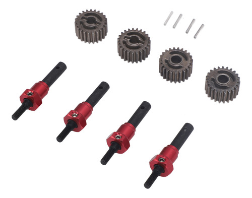 Eje De Transmisión Para Coche Rc, 4 Piezas, Portal Stub Axle