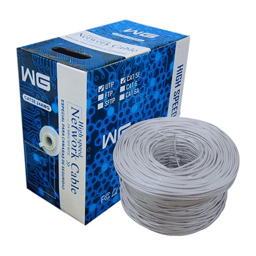 Cable Utp Cat 5e Para Interior Blanco 305