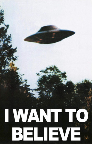 Posters X Files I Want To Believe Cine Series 100x70 Cm