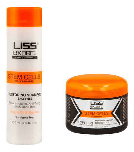 Liss Expert Shampoo + Alisado 250g Celulas Madre