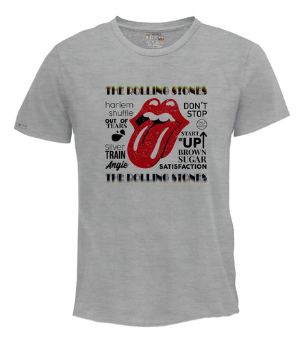 Camiseta Hombre Rolling Stones Rock Metal Irk2