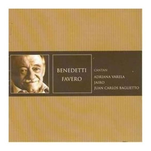 Benedetti Favero Cantan Jairo Baglietto Varela Cd Nuevo