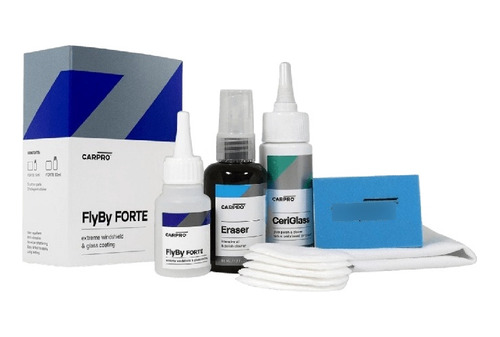 Carpro Cquartz Flyby Forte 15ml En Kit Sellador Vidrios 