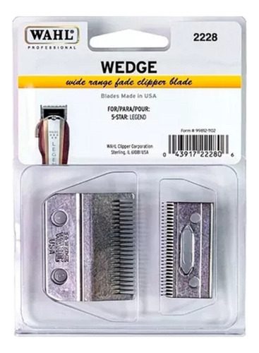 Cuchilla Para Maquina Marca Wahl Modelo Legend Serie 5 Star 