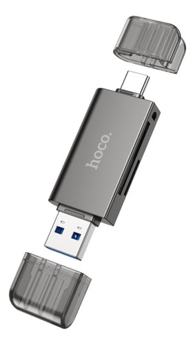 Hoco.® Hb39 Lector De Tarjetas Usb-c/a 3.0 | Sd/tf 5gbps