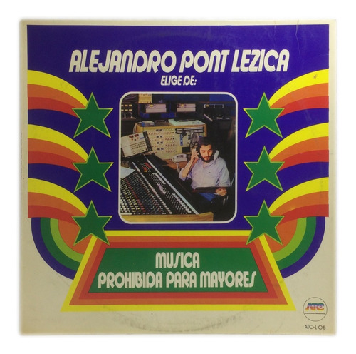 Vinilo Alejandro Pont Lezica Musica Prohibida Para Mayores