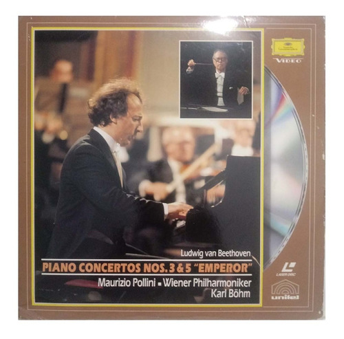 Laserdisc - Piano Concertos Nos. 3 & 5  Emperor - Karl Böhm