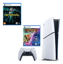 Comprar Playstation 5 Slim 1tb Bundle 2 Jogos Ratchet And Clank E Returnal Mídia Física - Ps5 Slim Com Leitor Nacional 1 Ano De Garantia Sony