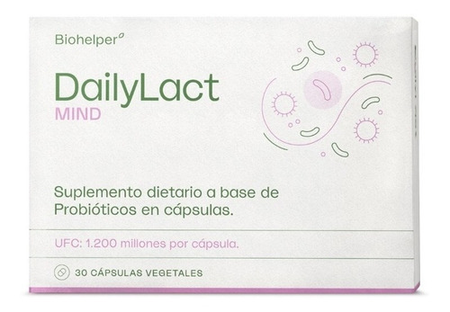 Dailylact Mind By Biohelper Probiótico Estrés Ansiedad 60ca 