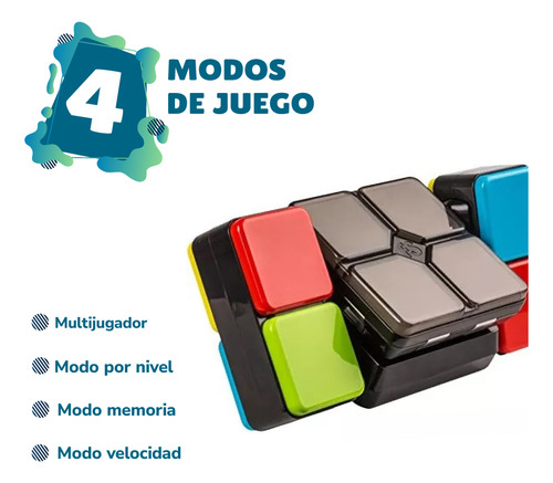 Juego De Memoria Y Agilidad Musical Con Luz Juego Destreza