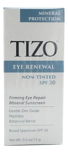 Tizo Eye Renewal Proteccion Solar Spf20 Contorno De Ojos 15g Tipo De Piel Todo Tipo De Piel