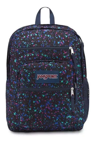 Zona Zero Mochila Jansport Big Student Splatter Dot Navy