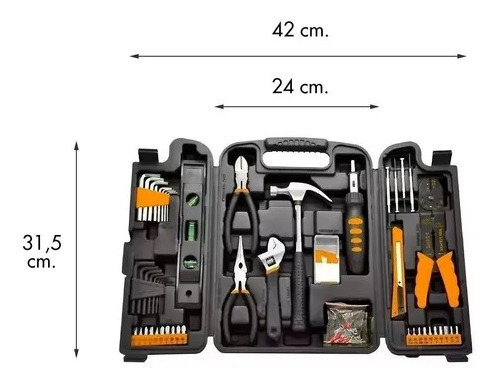 Set De Herramientas Kit Lusqtoff 129 Piezas Set129rally