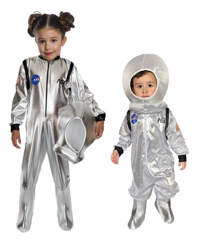 Disfraz De Astronauta - Disfraces Para Niñas Y Niños - Traje De Un Astronauta - Disfraz Espacial Con Casco - Disfraces Astronautas - Oficios Trabajos