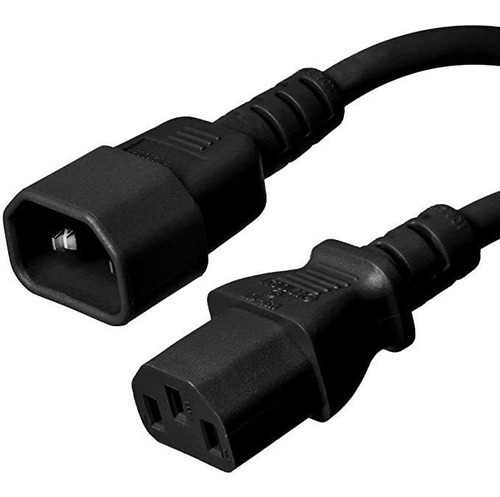 Cablewholesale 3-feet Computer Power Cord Extension 6 Ft