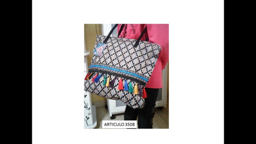 Bolso Dama Con Apliques