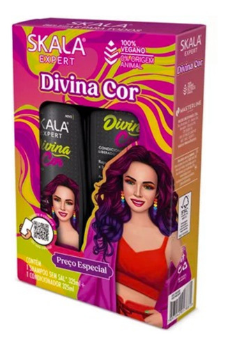 Skala Divina Cor Shampoo + Acondicionador X 325