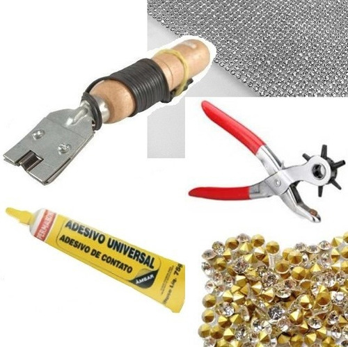 Kit Completo Maquina Para Riscar/ Frisar Chinelo 220 Ou 110v 110 E-NVK Frisador