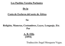 Comprar Cod\u002F7p Los Pueblos Yoruba Parlantes De La Costa De Esclavos