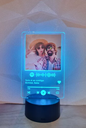 Lámpara Spotify Personalizada LED