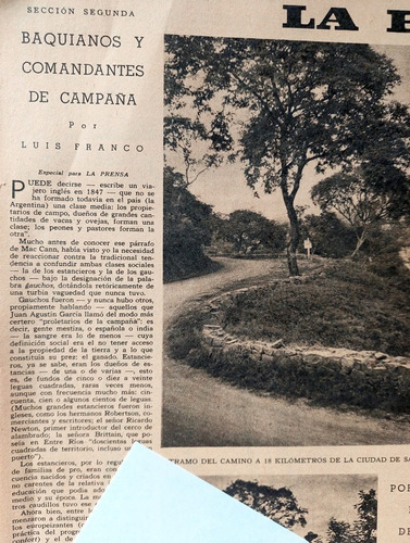 Luis Franco 1942 Baquianos Comandantes De Campaña 1ra Edic.