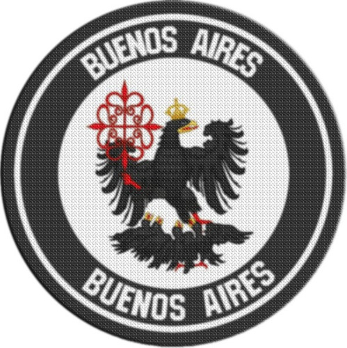 Parche Escudo Circular Argentina Buenos Aires