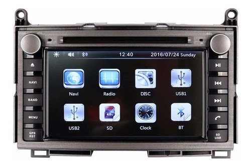 7 Touchscreen Monitor Car Gps Navigation System For Toyota