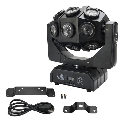 Cabezal Móvil De 180 W, 18 Led, Rgbw, Efecto Dj Disco Party
