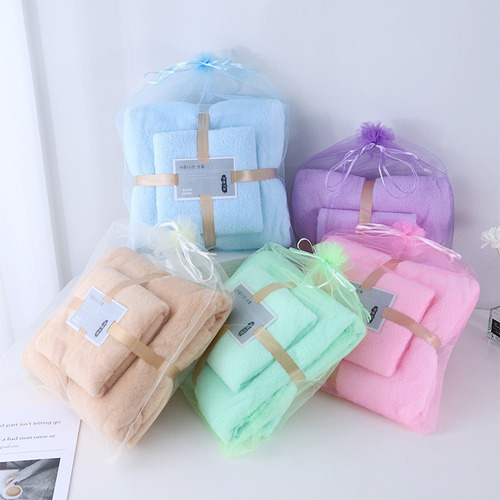 Toalla + Toalla De Baño De Felpa Ultra Suave Y Absorbente