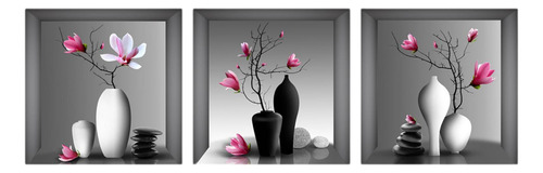 2 X 3x Impresión Floral De Arte De Pared,, De