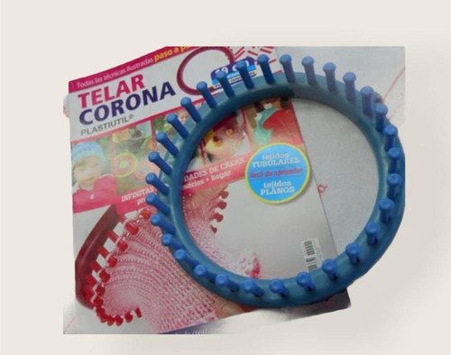 Telar Plástico Circular 19cm + Gorros Bufandas