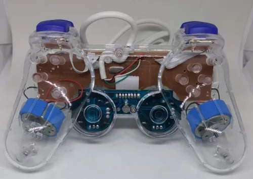 Imagen 3 de 5 de Joystick Usb K800 Transparente Con Luz Led