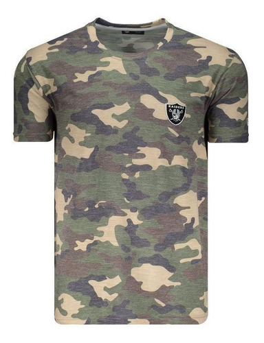 Camiseta New Era Nfl Oakland Raiders Camuflada 