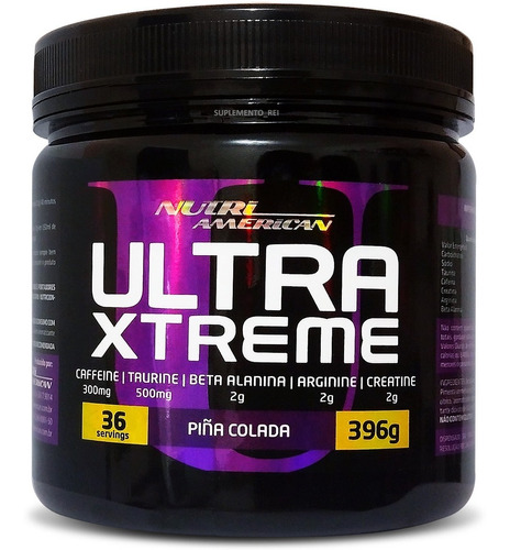 Pre Treino Ultra Xtreme 396g Importado - Lançamento!!